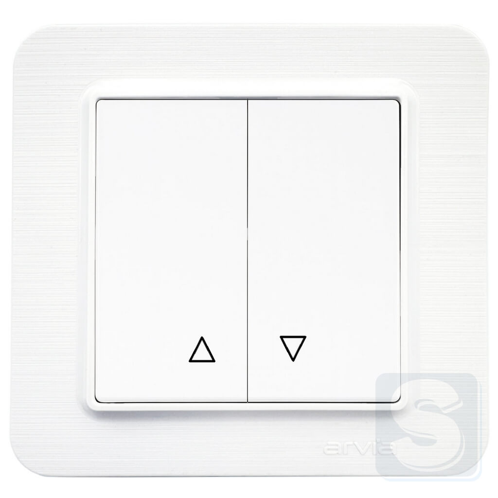 Выключатель для жалюзи Arvia Electric Lavin Белый